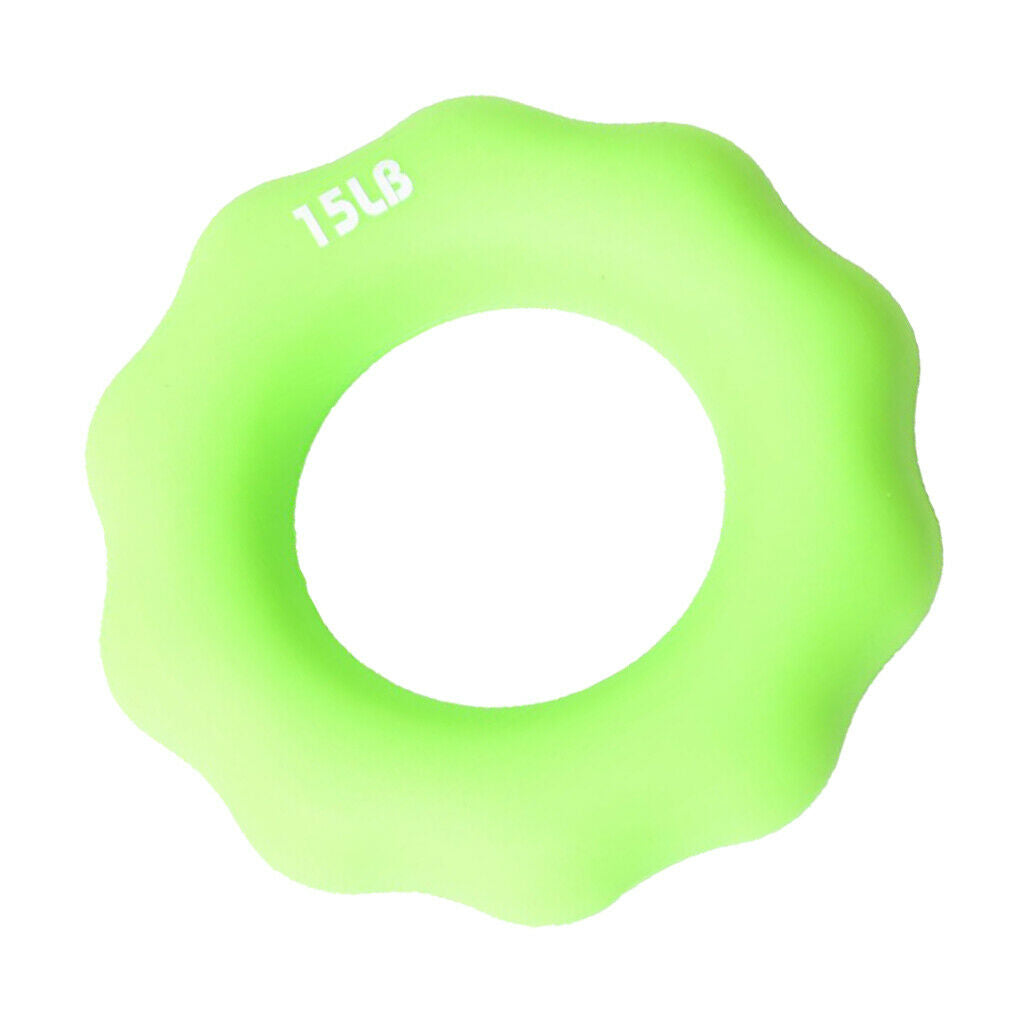2 Pieces Silicone Hand Grip Strengthener Finger Resistance Bands For Forearm