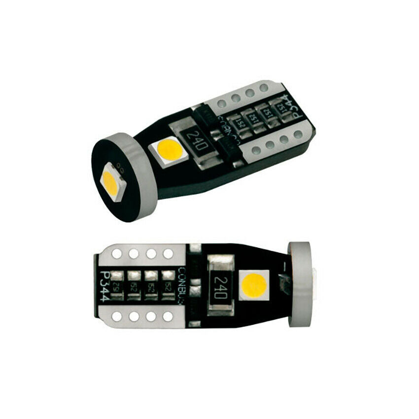 4pcs White T10 3030-SMD LED Bulb Backup Lights  2827, W5W, T10 6000K White Light