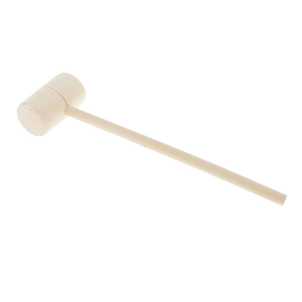 Unfinished Wood Meat Tenderizer Mallet - Chicken Pounder for Tenderizing Steak