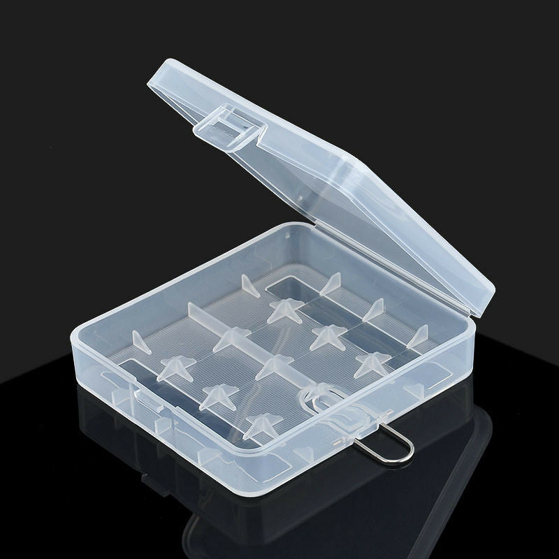Portable Hard Plastic Battery Case Holder Storage Box for 4x18650 Batteries MF