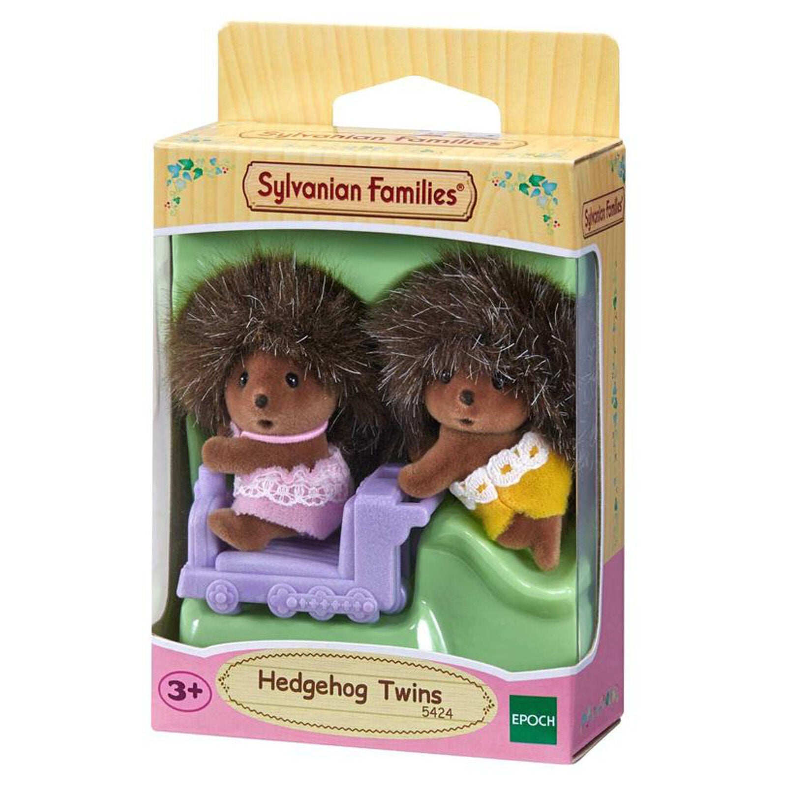 Sylvanian Families Hedgehog Twins Figures Set 5424 Role Play Age 3+