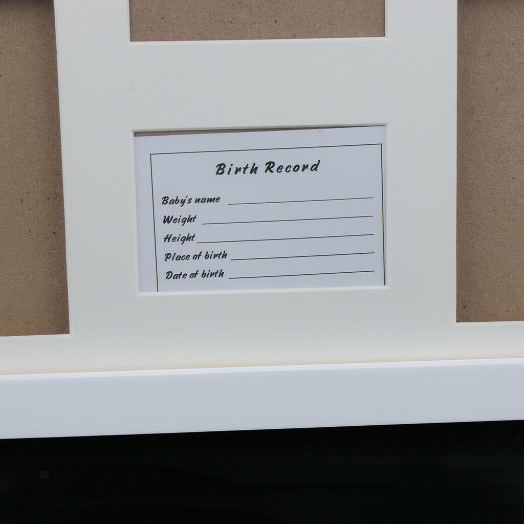 Baby Photo Frame Handprint Footprint Touch Ink Pad Pictures Frame Blue