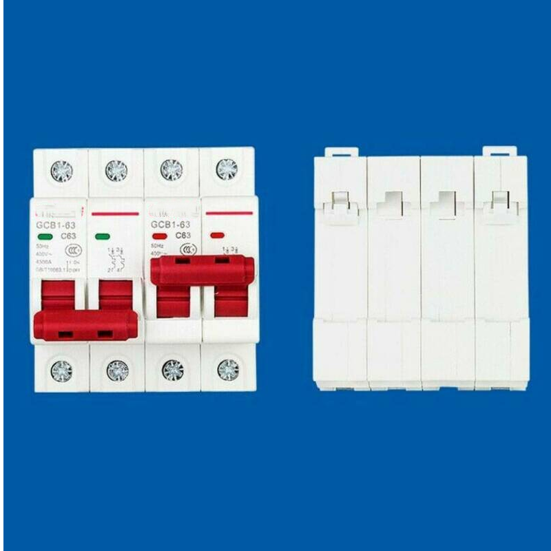 1Pcs Manual Transfer Switch 2P 63A Mts Dual Power Circuit Breaker Mcb 50Hz/60Hz