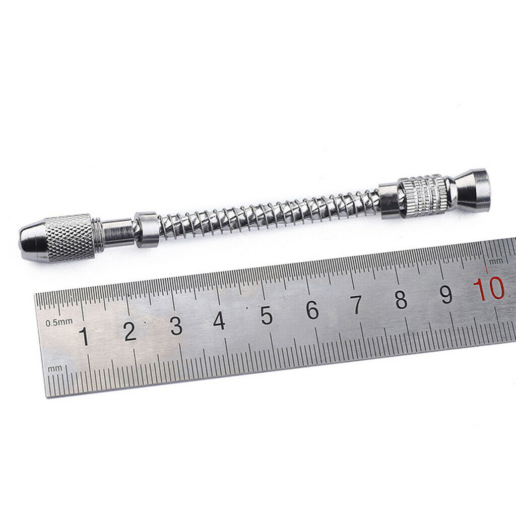 Mini Pin Vise Spiral Hand Push Drill Chuck for Jewelry Tool Micro Twist Bit