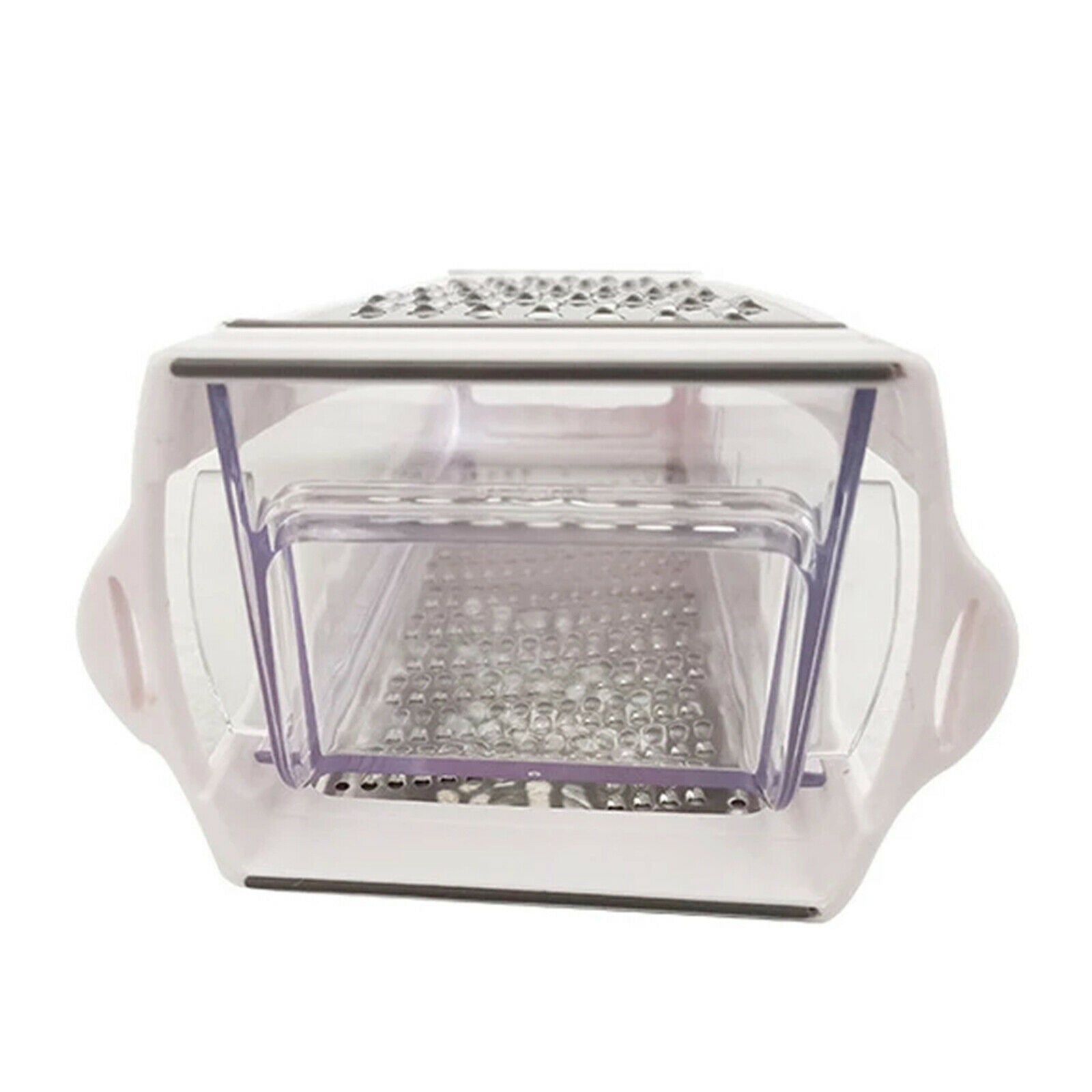 Stylish Kitchen Box Grater 2-Sided Cheese Vegetables Grater Accessories