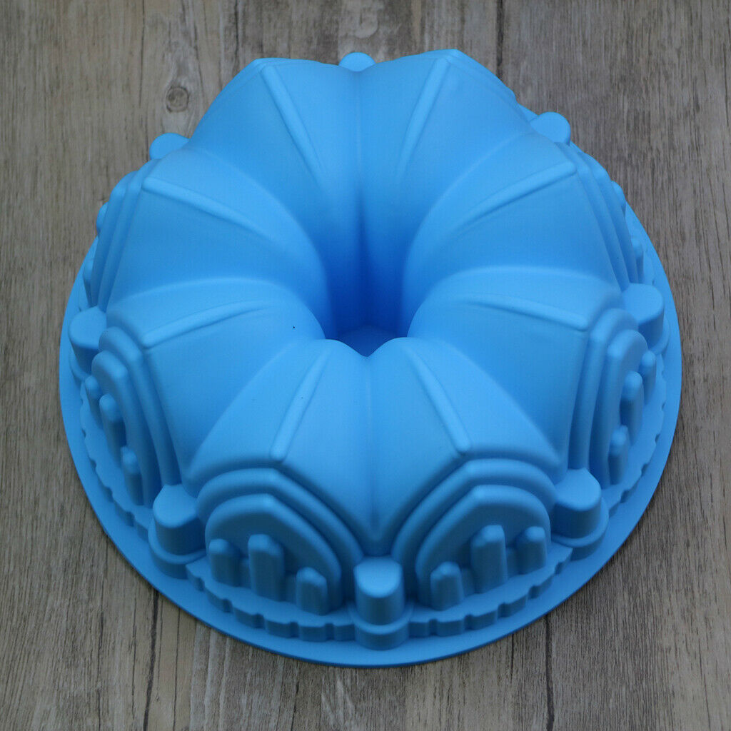 Crown Castle Silicone Cake Pan Cake Pan Mold Non Stick Baking Pan DIY Baking