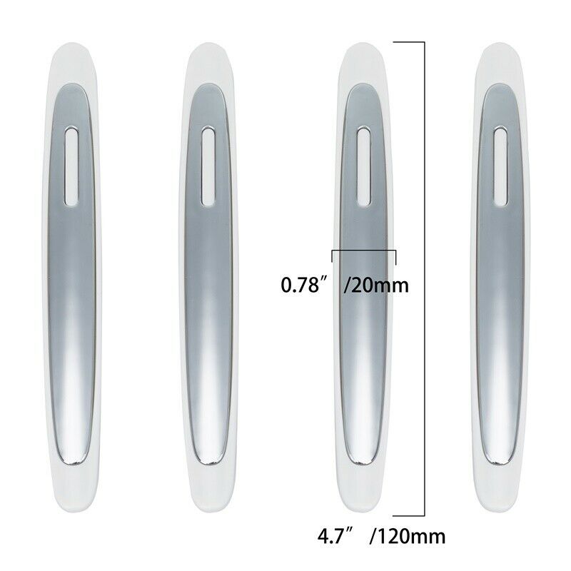 4x White CAR Door Edge-Scratch Anti-collision Protector Guard Strip Universal
