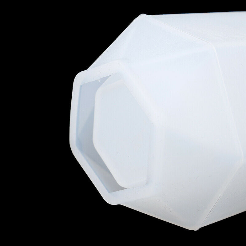 Crystal Epoxy Mold Hexagon Pen Holder Mold Pencil Storage Silicone Mould DIY Lt