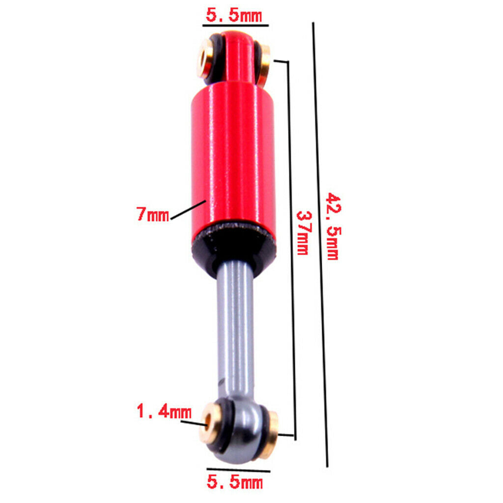 4pcs RC Car Shock Absorber Car for Axial SCX24 90081 C10 1:24 RC Car Replacement