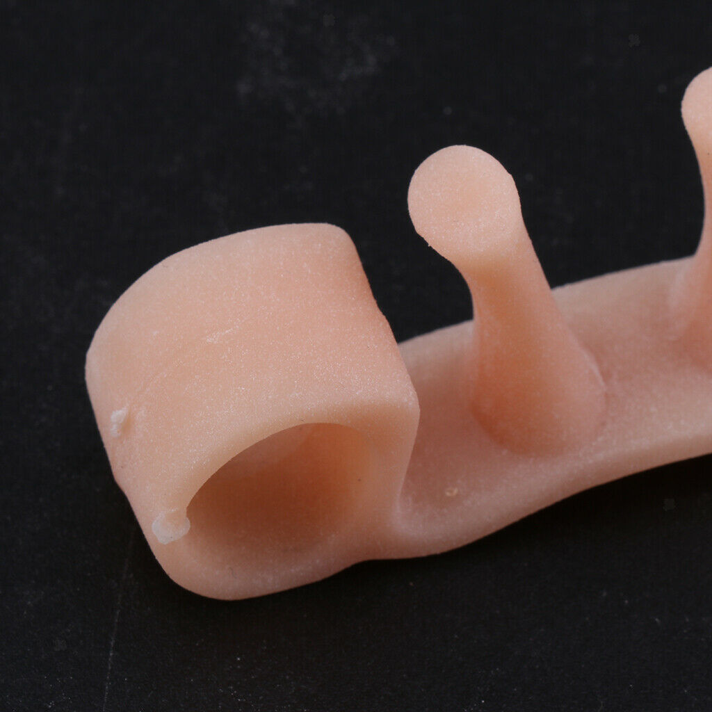 4 Pair Bunion Corrector/Toe Separators Gel Hammer Toe Spacers for Men Women