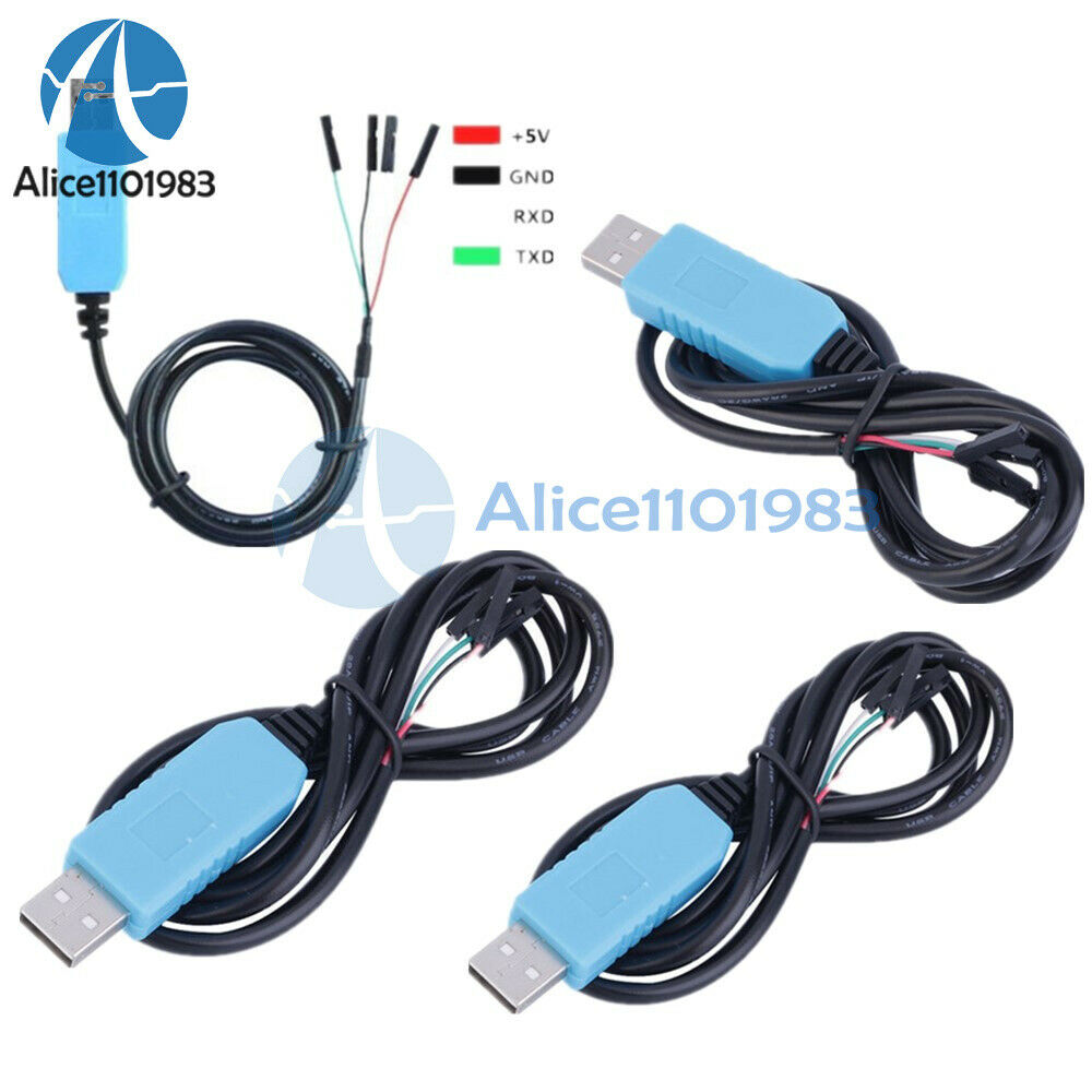 5PCS PL2303TA USB TTL to RS232 Converter Serial Cable Module win8 XP VISTA 7 8.1