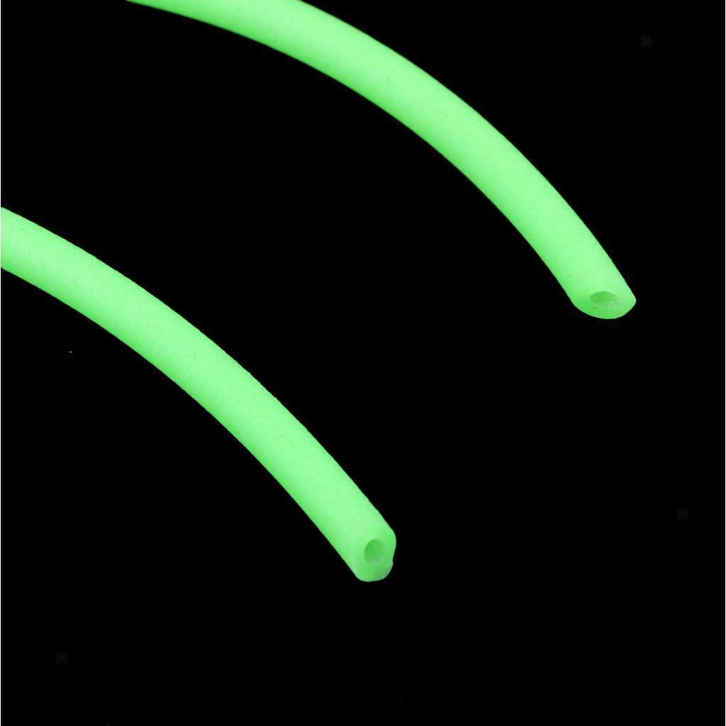 2x Soft Luminous Carp Fishing Tubes Tubing Sleeve Pipe