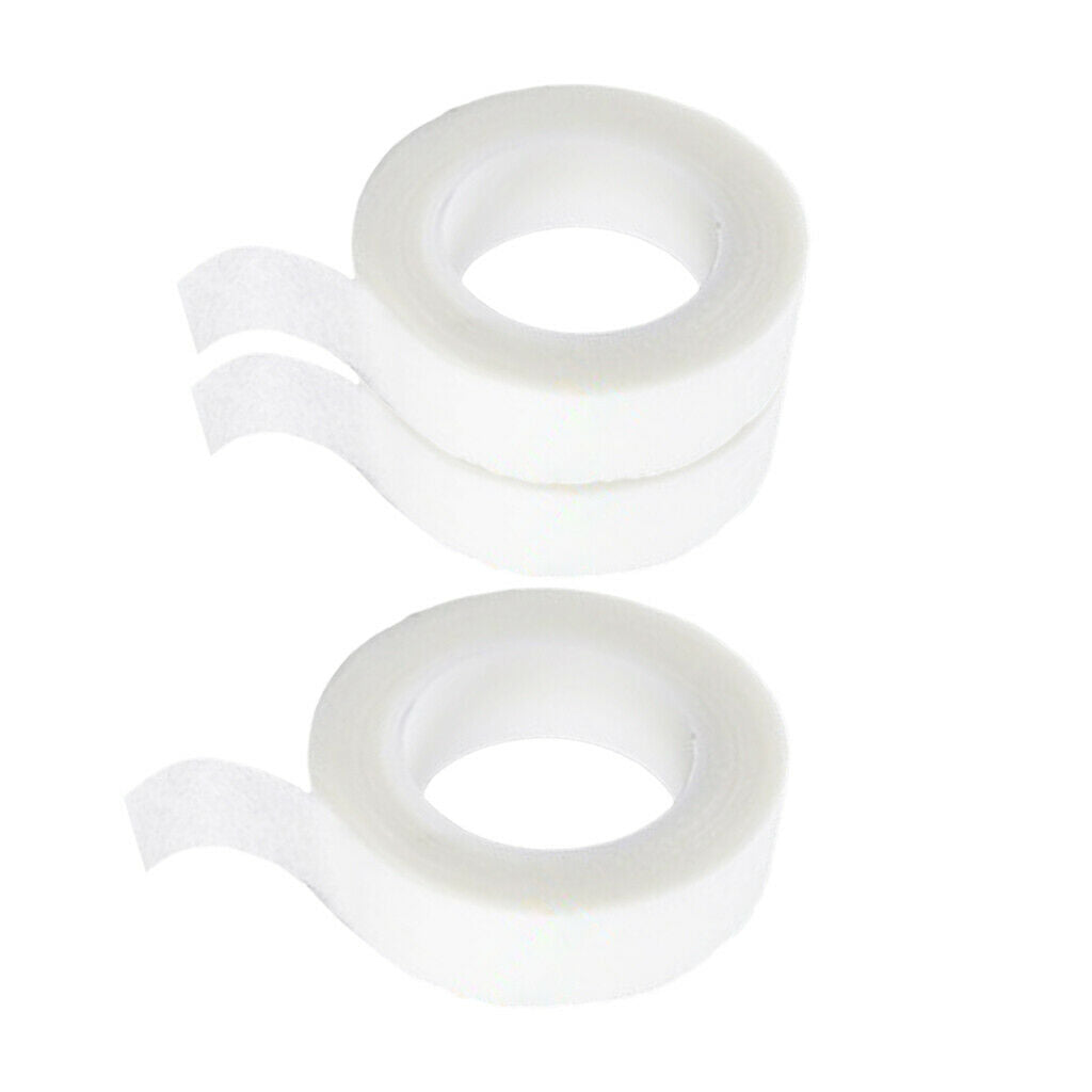 3 Pieces 10 Yard Eyelash Separating Isolation Tape Breathable Perming Gauze Pads