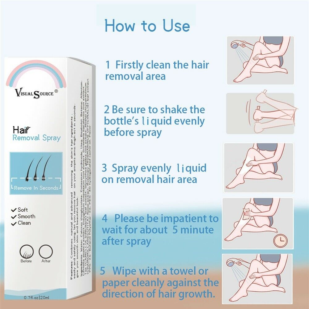 20ML SEMI-PERMANENT HAIR REMOVAL SPRAY