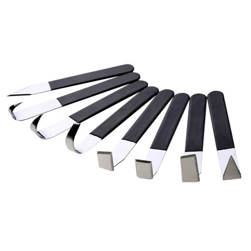 8X Stainless Steel Clay Sculpting Set Wax Carving Pottery Tools Shapers Mode BU