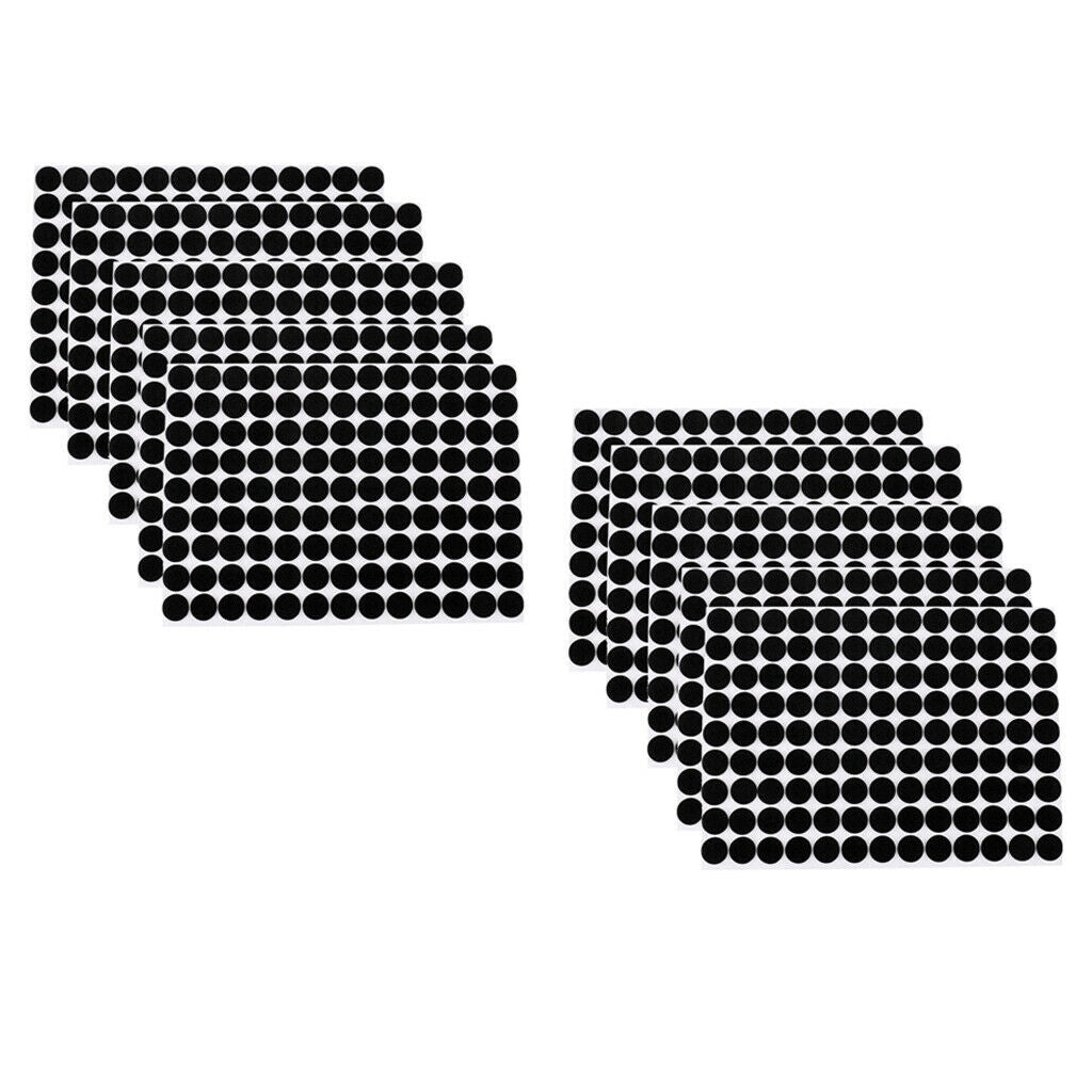 10 Sheets of Furniture EVA Pads Self-adhesive Non-Slip Foam Black Rubber Feet