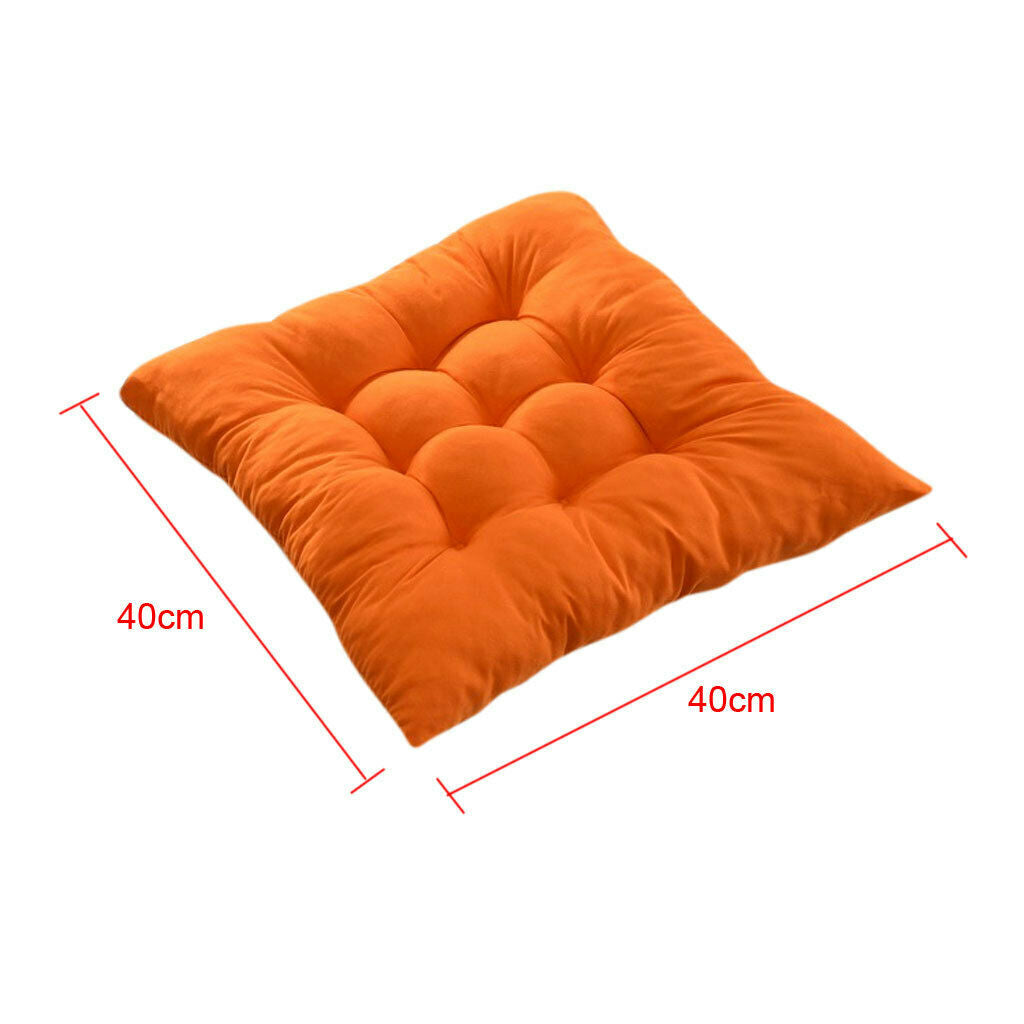 Chair Cushion Seat Pads Seat Cushion Outdoor Dining Garden Home Decor-Orange
