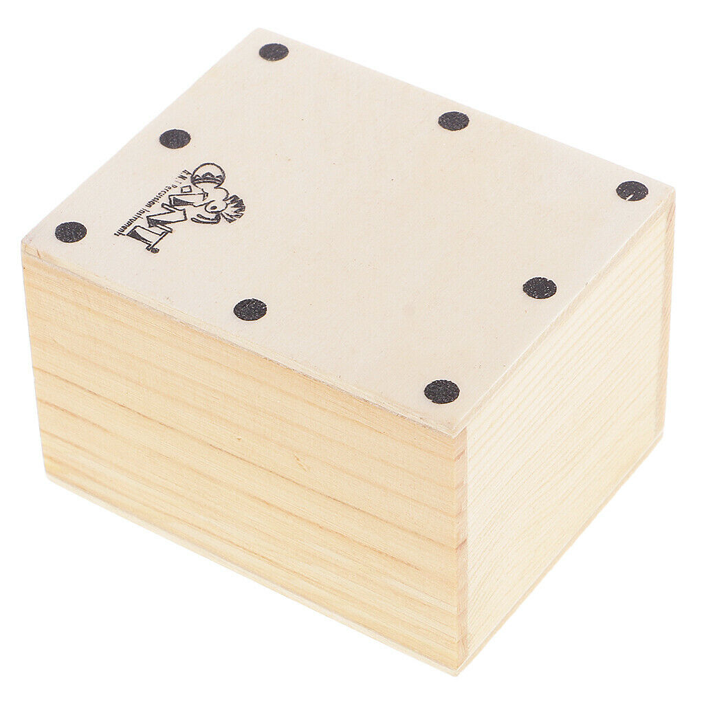 Wood Mini Cajon Sand Shaker Hand Drum for Band Accompaniment Parts