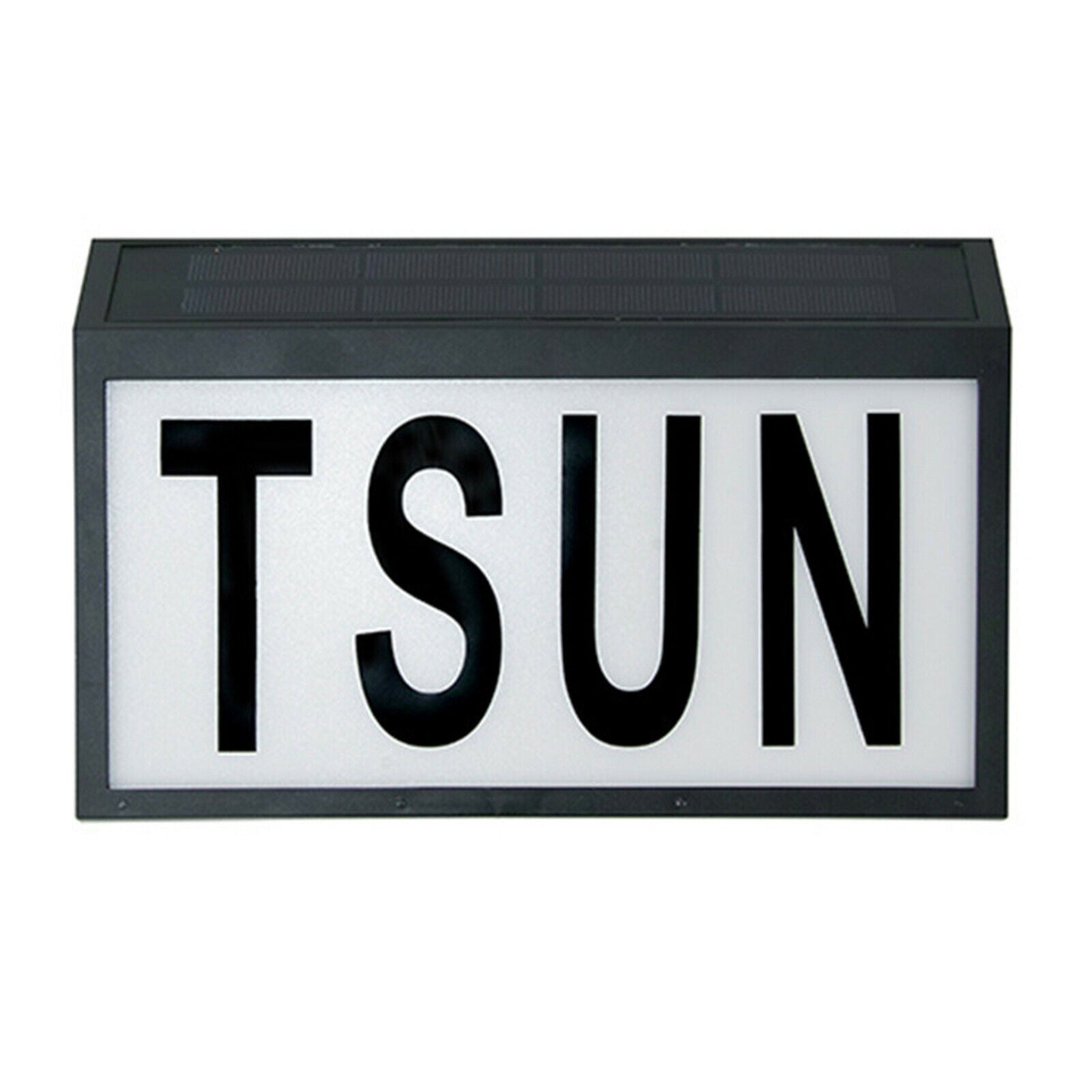 Address Sign Light Illuminated LED House Number Yard Garden Hotel Fence