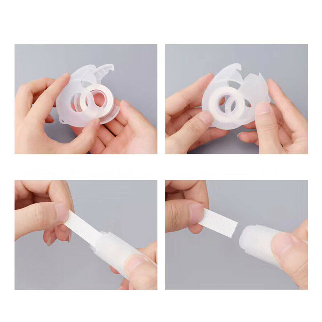 Eyelash Extension Tape Dispenser Cutter Holder Donut Tape Dispenser Clear