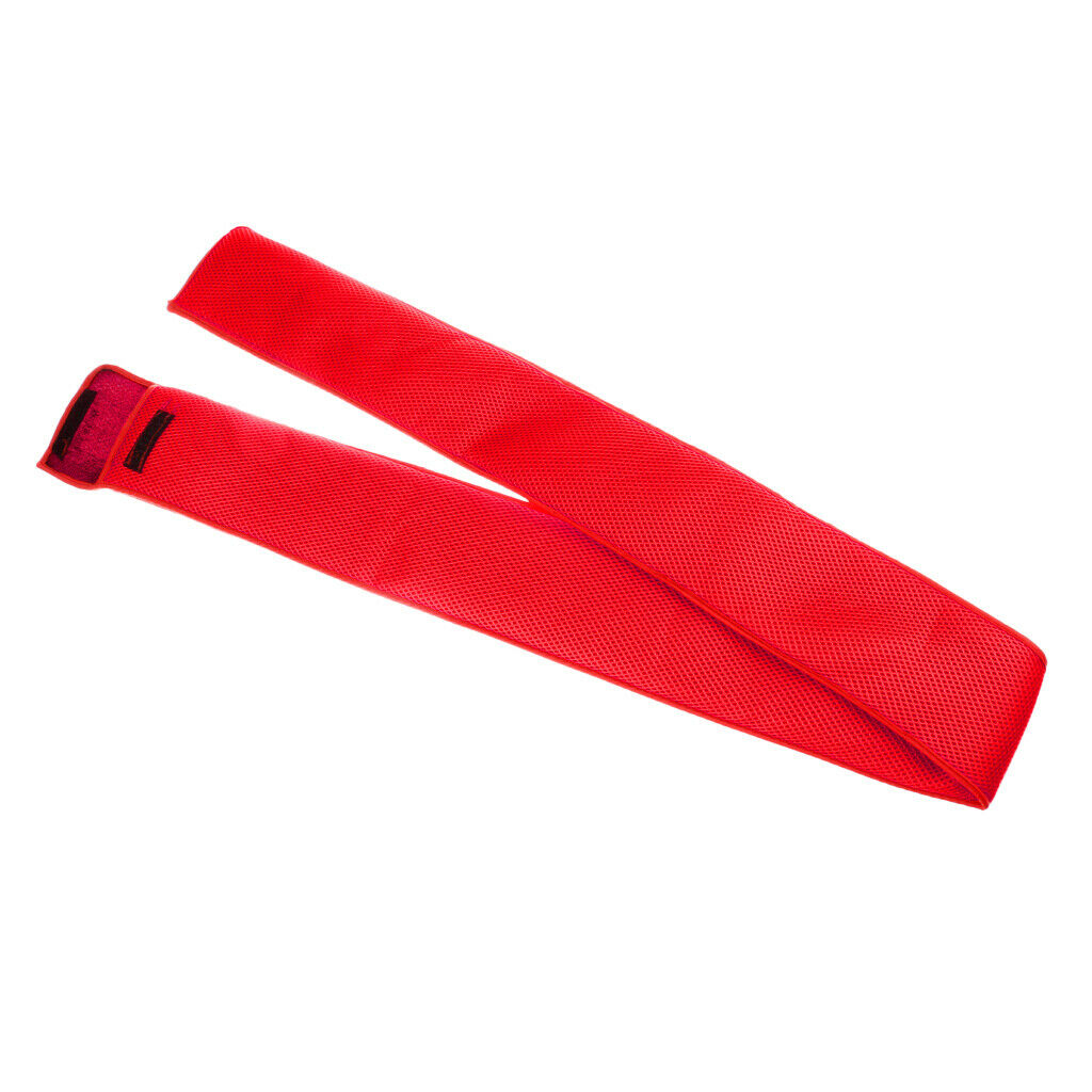 2X Fishing Rod Bag Rod Sleeve Cover Fishing Pole Glove Protector Pouch Red