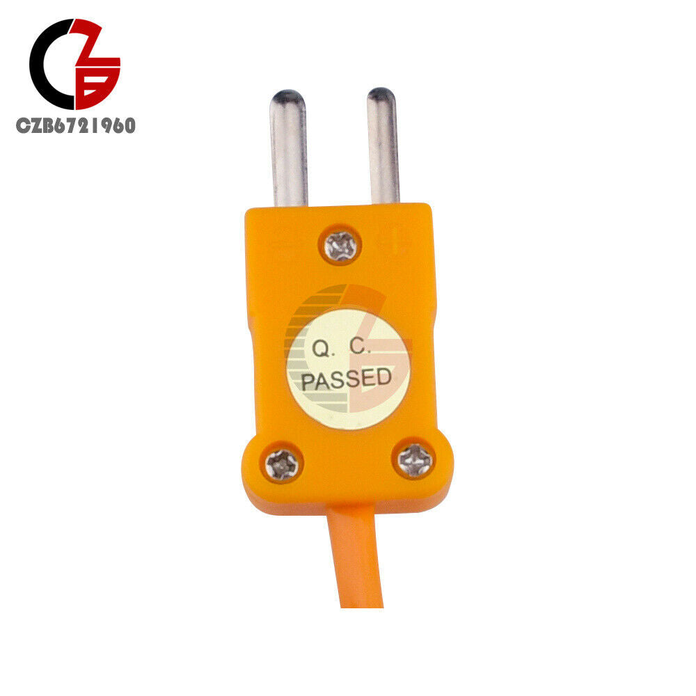 HT-05 Temperature Test Clamp Lead Clip K-Type Probe Thermocouple Pipe Clamp