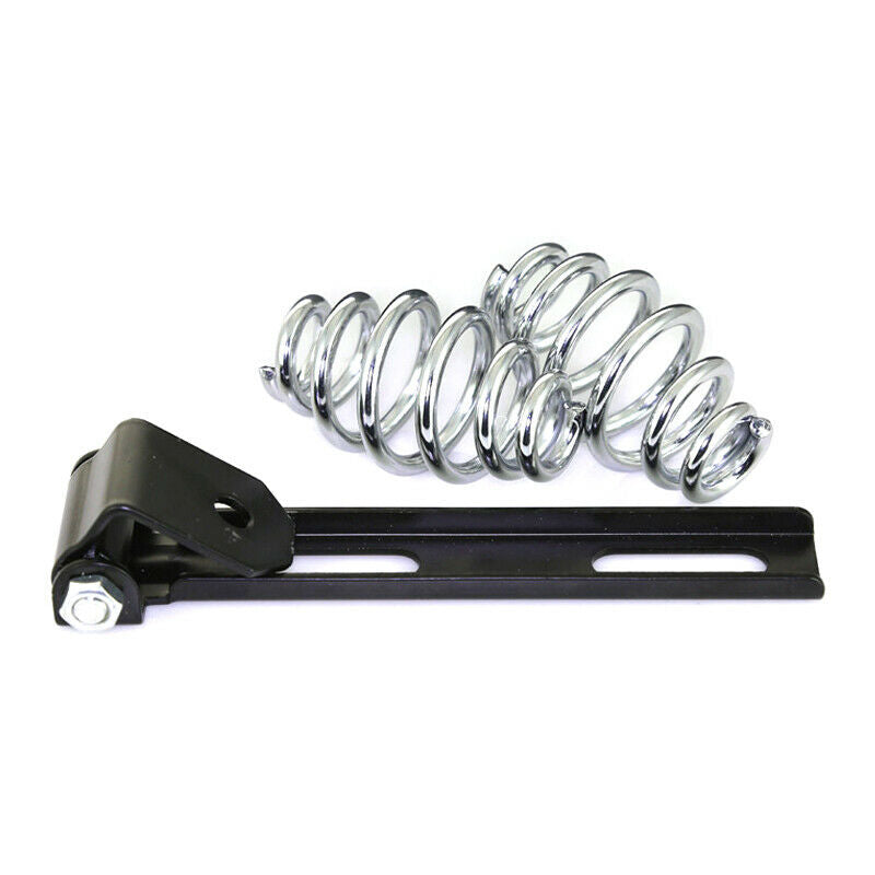 Motorcycle Stainless Steel Solo Seat 3" Barrel Springs Bracket Mounting Kit