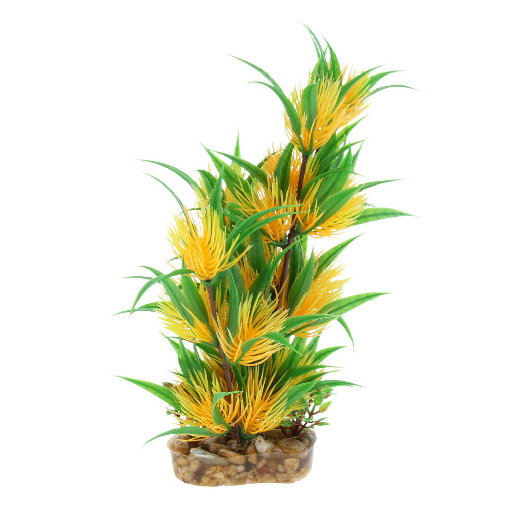 Underwater Artificial Plastic Plant Aquarium Decoration Accessories for Reptile