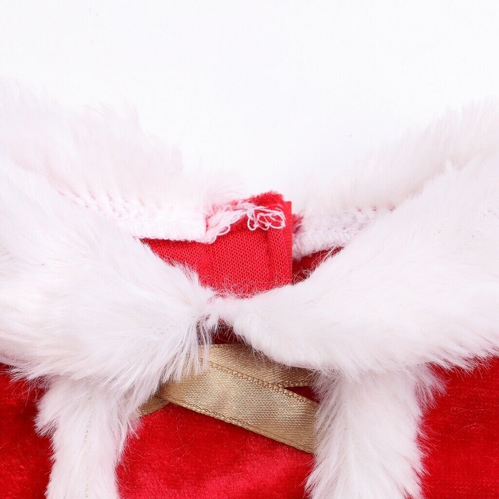 Christmas Costume Coat Clothes Skirt Dress for Pets Dogs Dog Christmas L