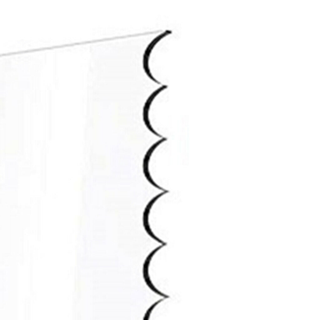 6pcs Cake Scraper Cake Edge Trim Smoother Smear Contour Comb for Bakery