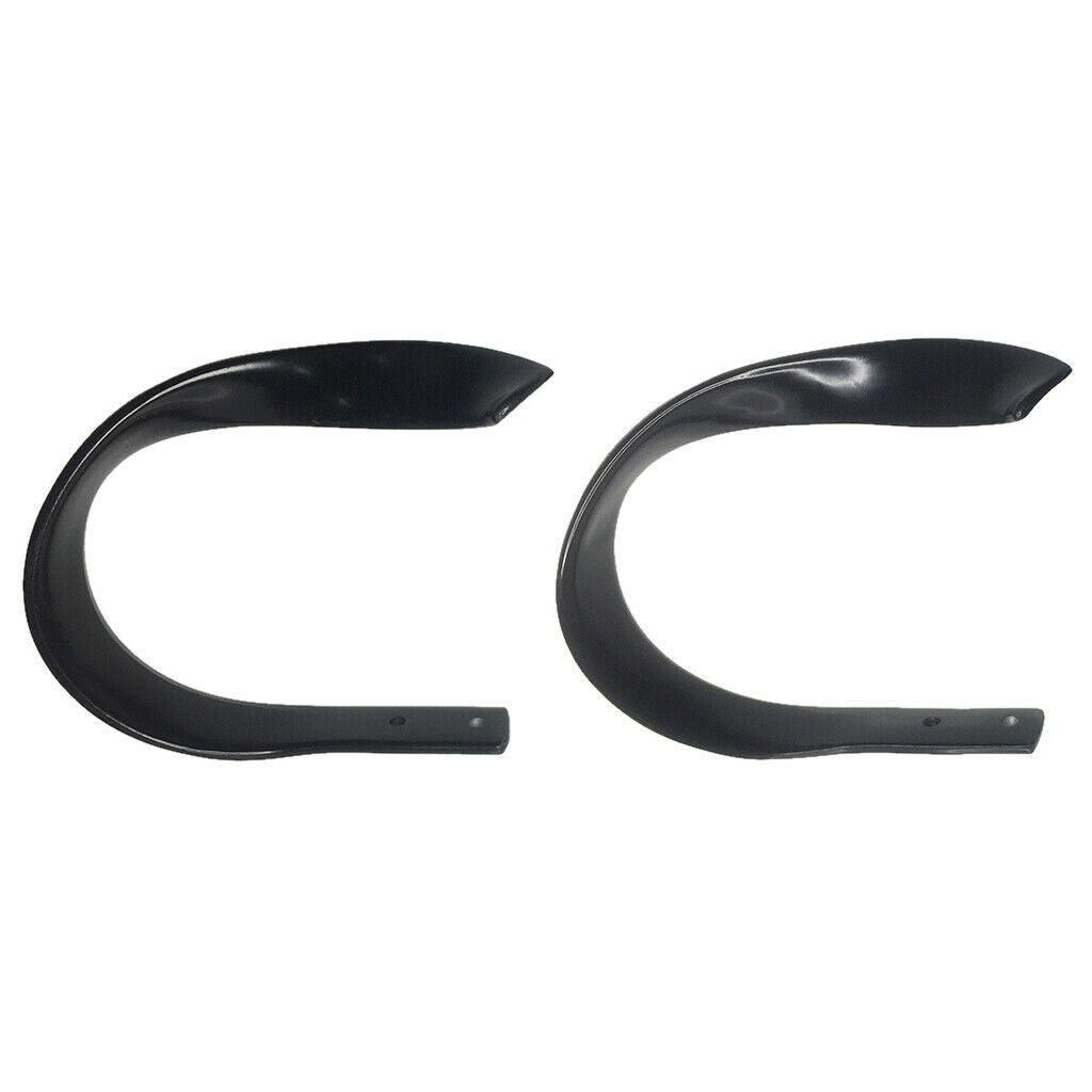 4 Pieces Chic Design Decorative Black Metal Curtain Holdbacks Hooks, Drapery