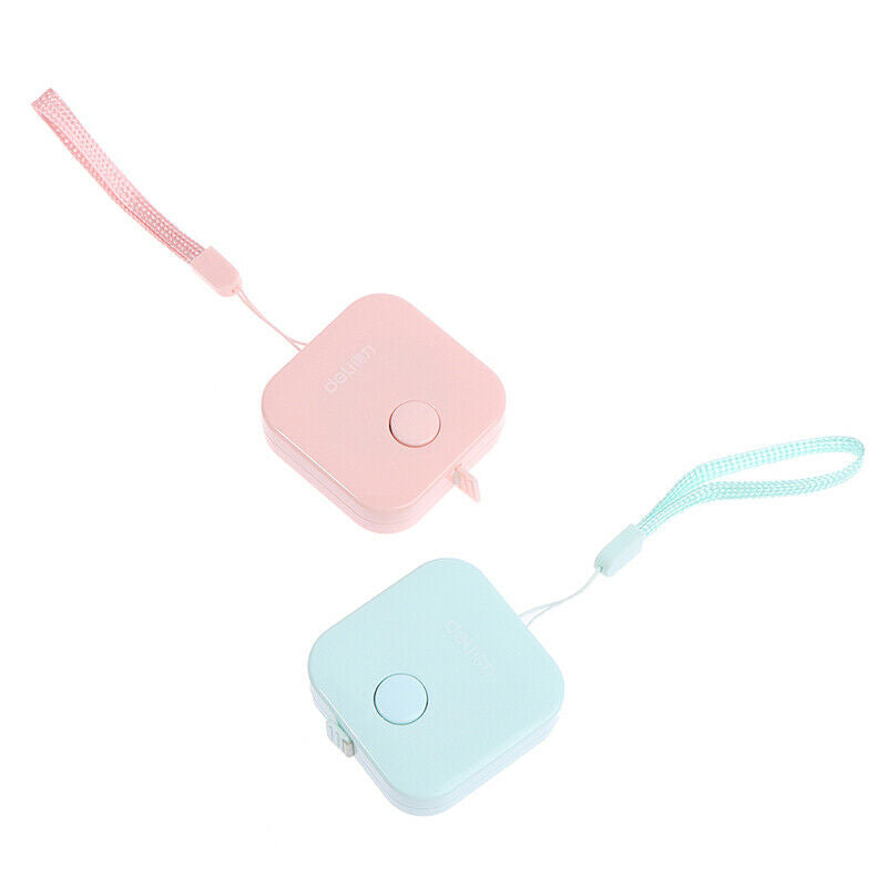 Lovely Tape Measure Macron Candy Color Leather Ruler Box Portable Fashion.l8