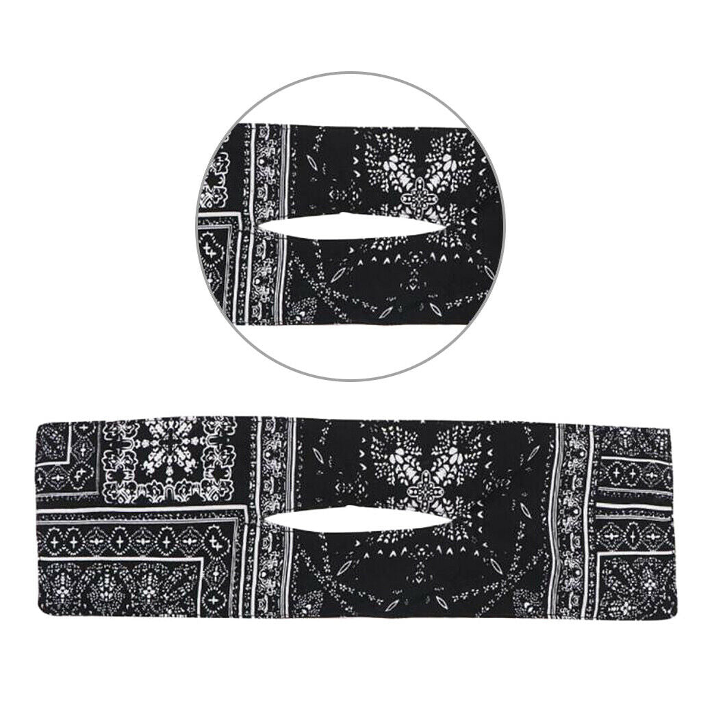 Knotted Deft Bun Fashion Hair Bands Rope Headband Accessories Black + Red
