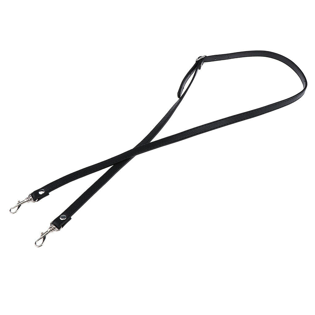 2pcs Adjustable Leather Shoulder Bag Strap Belt Replacement Lobster Clasp