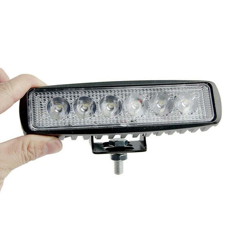 18W 6inch LED Work Light Bar Flood Lamp Offroad Driving Fog 4WD UTE SUV Truck SX