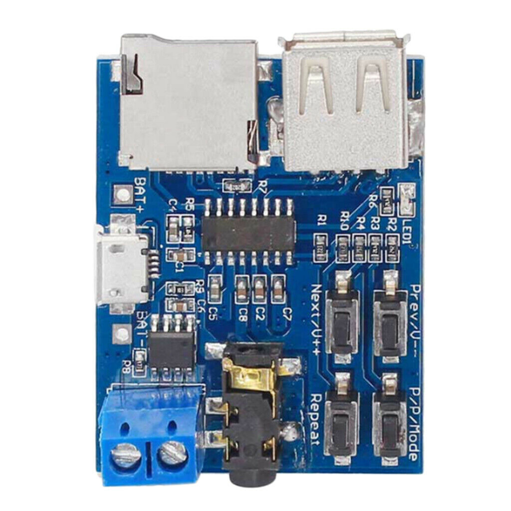 MP3 USB Flash Drive Micro SD TF Card Decoding Amplifier Decoder Board DIY