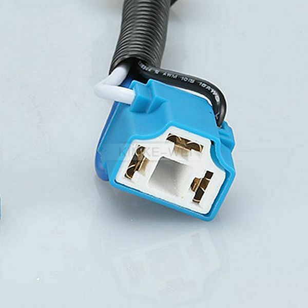 H4 Ceramic Wire Wiring Headlight Harness Socket Connector Adaptor Plug