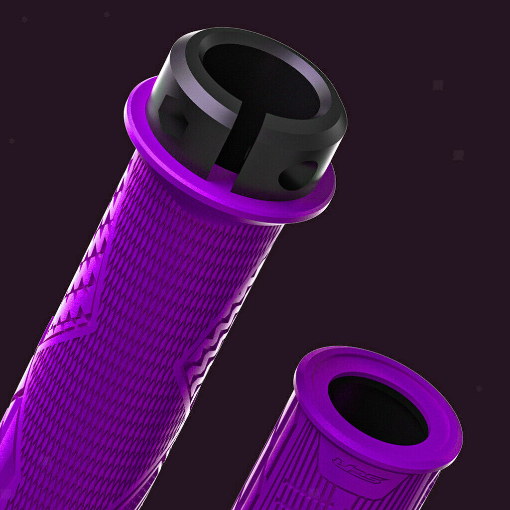 Bike Handlebar Grips Hand Grip MTB Cycle Road Mountain Bike Purple 138x22x22mm