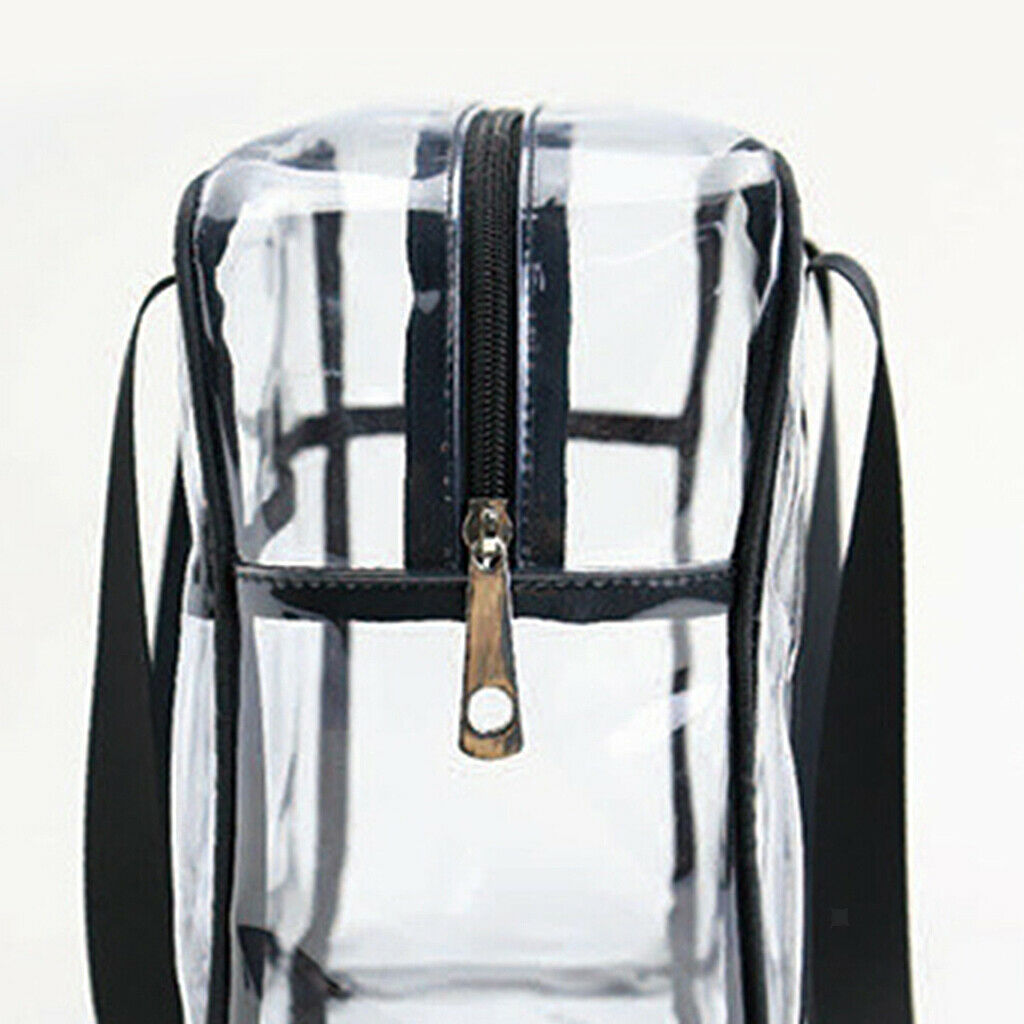 Unsiex Waterproof PVC Clear Transparent Tote Bag Beach Makeup Bathing Wash Bag