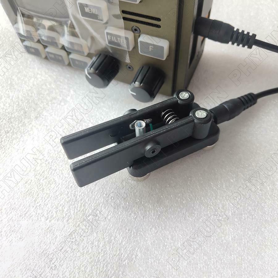 Black Dual Paddle Automatic Key Shortwave Radio CW Morse Code Base Magnetic 1x