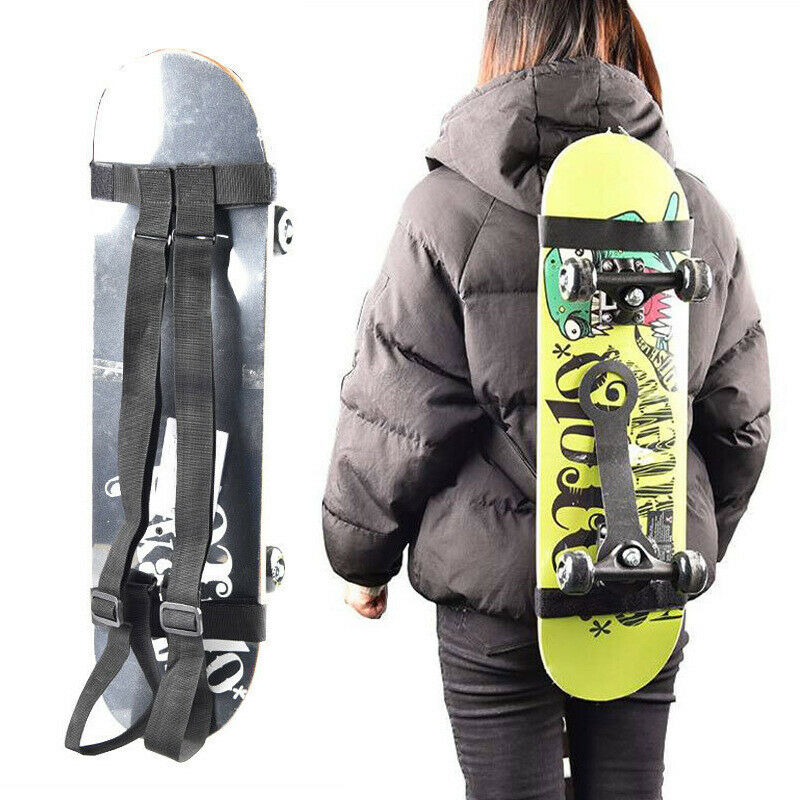 Adjustable Skateboard Backpack Strap Snowboard Longboard Backpack Carr JYDFAU