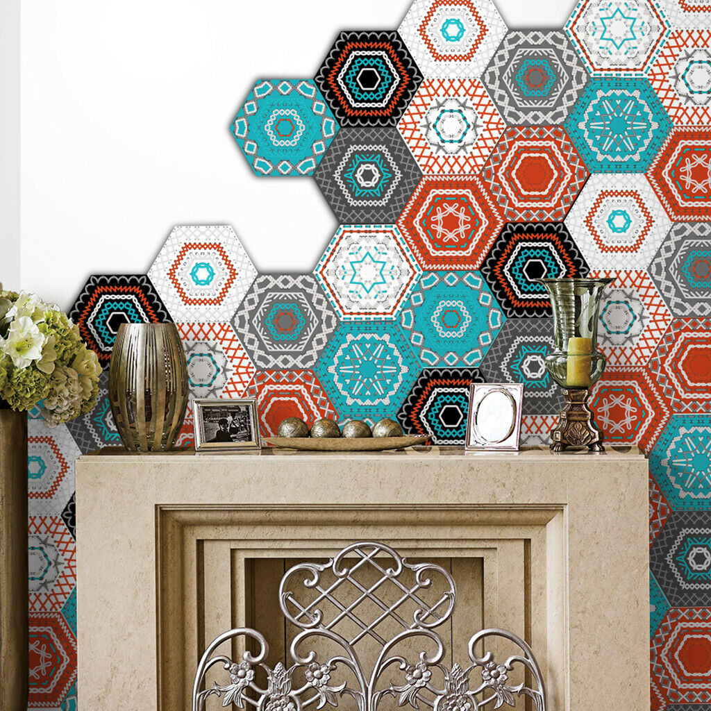 10pcs Floor Stickers PVC Tile Stickers Removable Wall Stickers Home Decor J