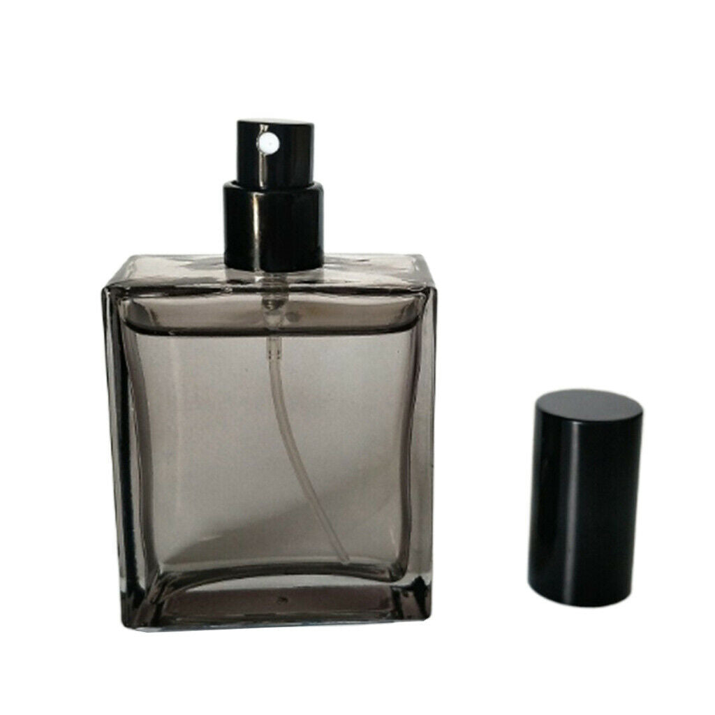 50ml Empty Perfume Fragrance Bottle Aftershave Atomizer Sprayer Gray 1.7oz