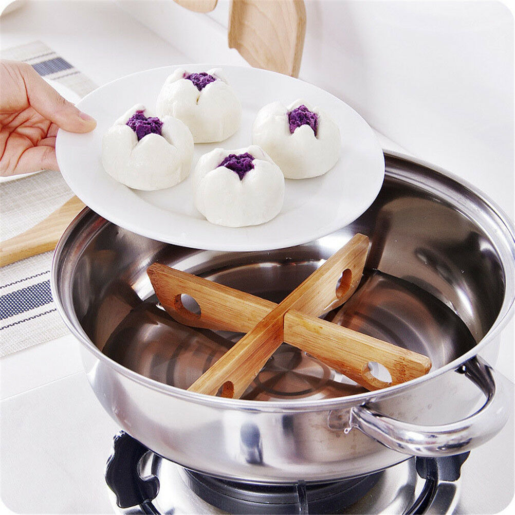 Bamboo Foldable Non-slip Heat Resistant Pad Holder Pot Mat Holder Pan Mats DDAU