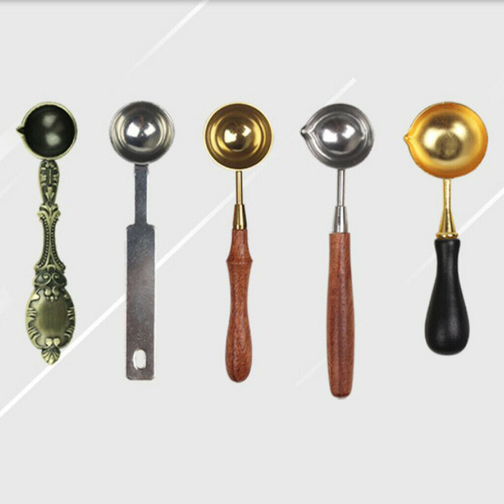 Candle Warmer Seal Furnace Tools Kit Arts Seal Sticks Stove Pot w/ Spoon B+C