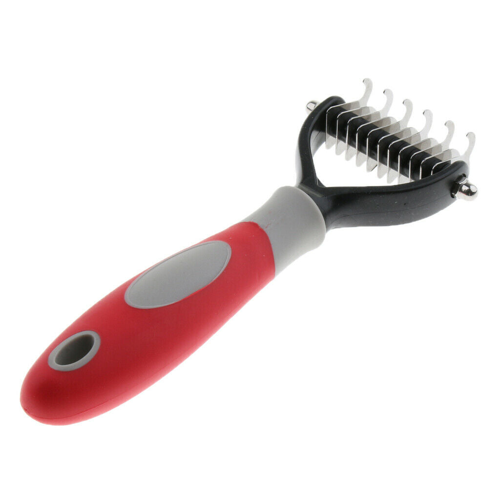 Dog Cat Grooming Brush Deshedding Rake Comb Short to long buns