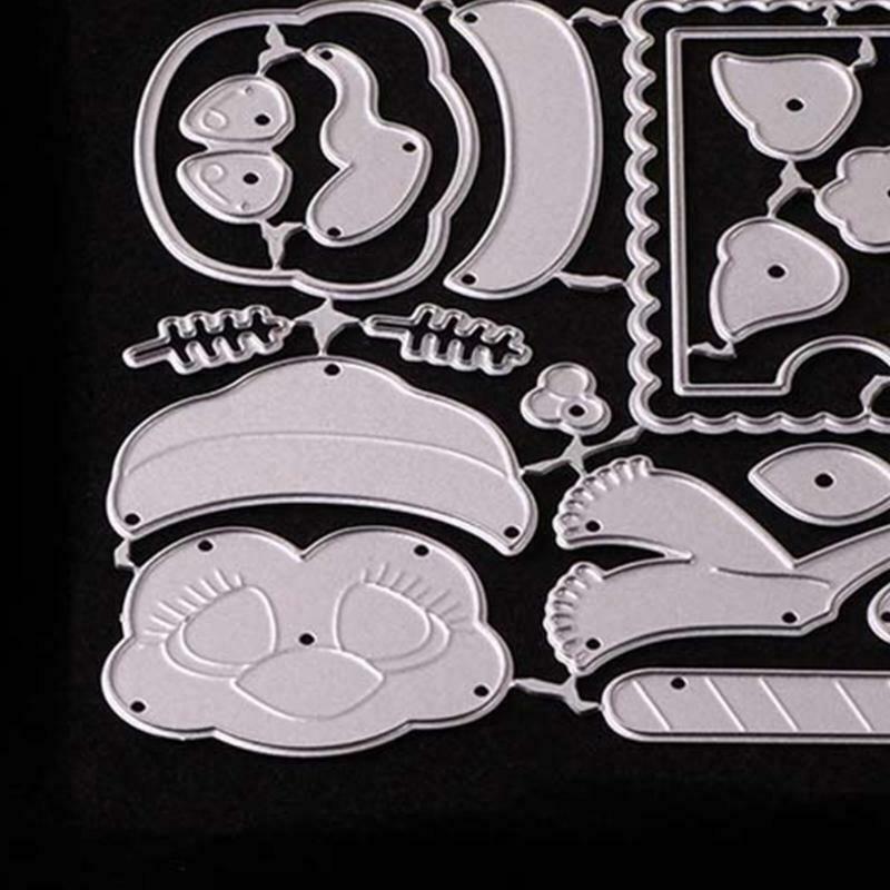 Christmas Penguin Metal Cutting Dies Stencil Scrapbook Album Paper Card Template