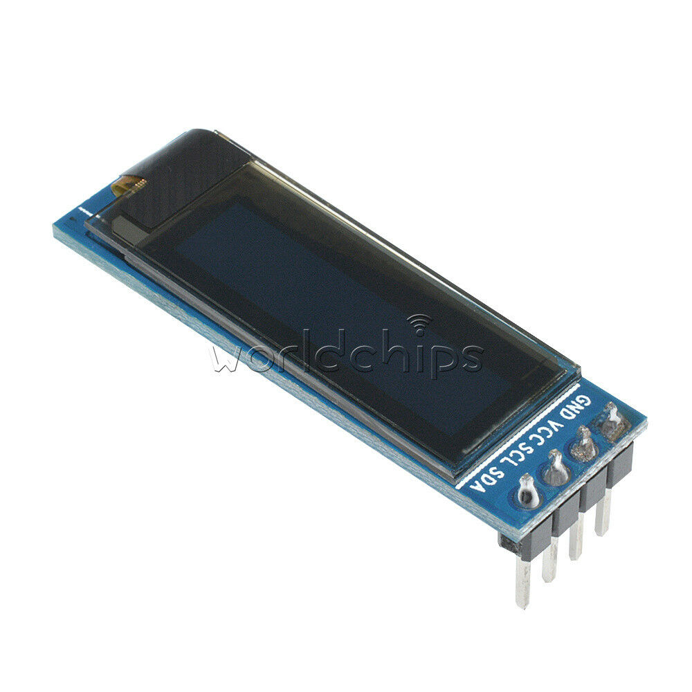 Blue IIC I2C 0.91'' 128x32 OLED LCD Display DIY Module 3.3V/5V For PIC Arduino