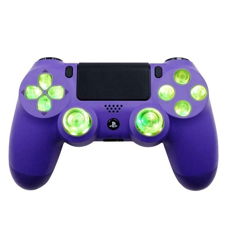 Multi-Colors Luminated D-Pad Thumbsticks Face Buttons LED Kit for PS4 Controller