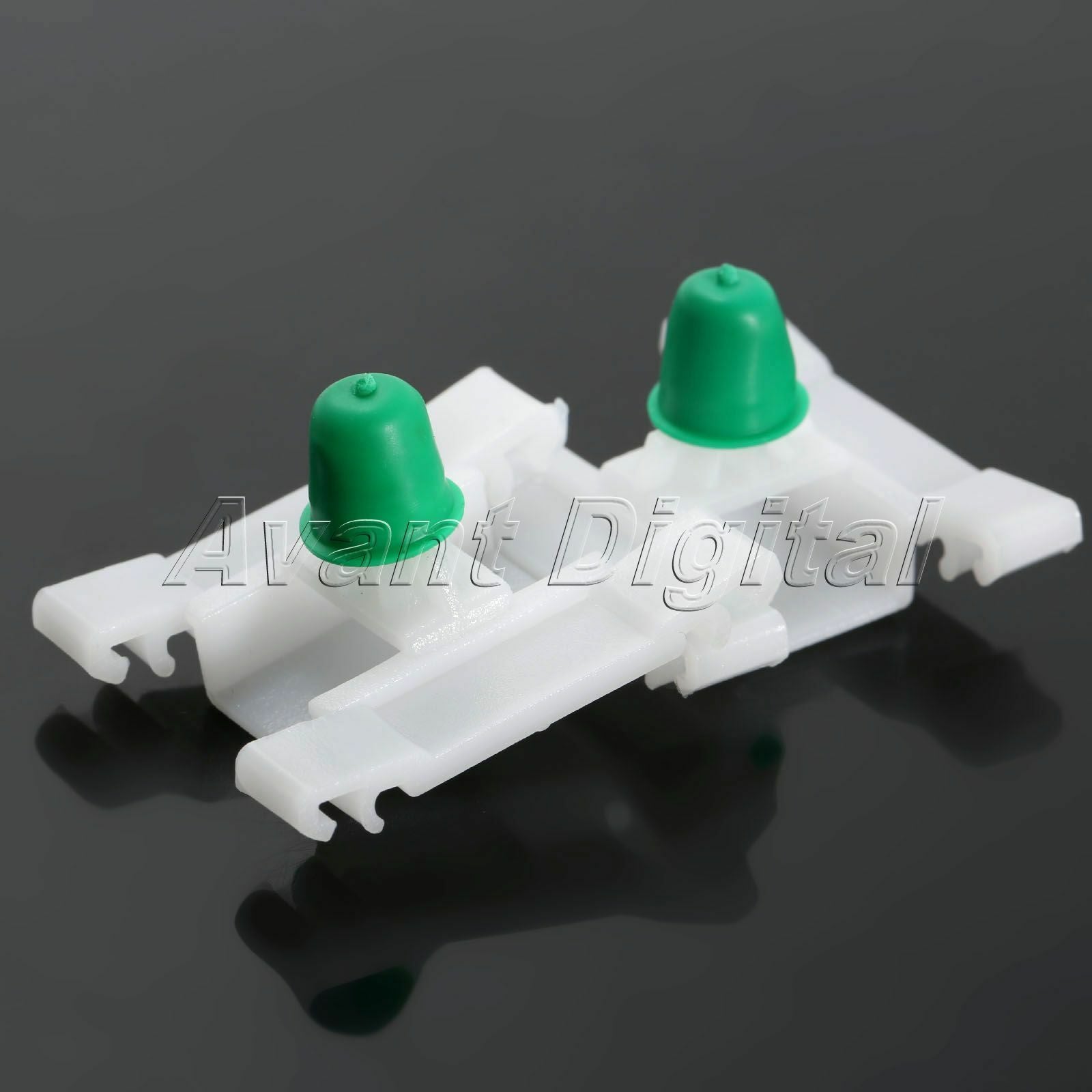 50x Door Moulding Nylon Clip Retainer With Rubber Grommet For  Moulding Clip